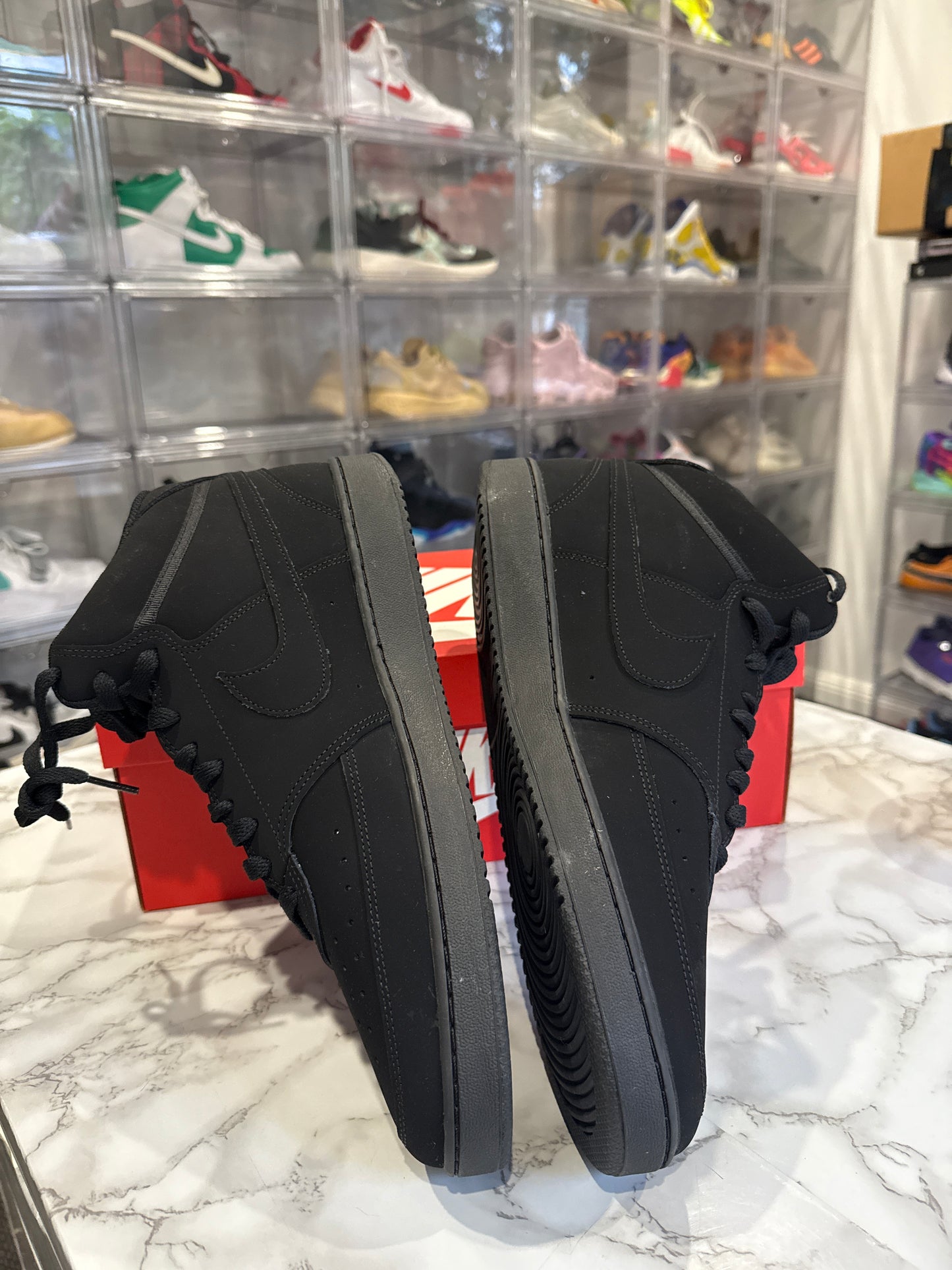 Court Vision Mid 'Triple Black'